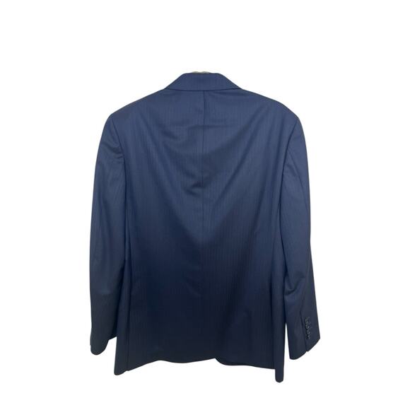 Hickey Freeman Blazer Sport Coat Blue Wool 41R Men's Tailored Career Office - Picture 3 of 11